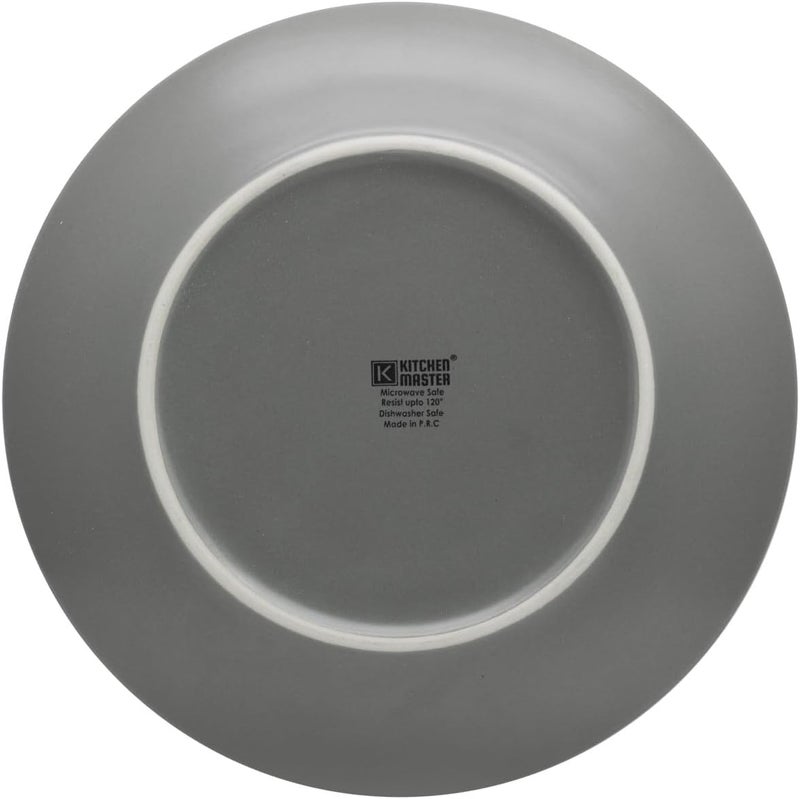 كيتشين ماستر طبق عشاء من خزف لونا من كيتشن ماستر (Kitchen Master Luna Stoneware Dinner Plate)، قطر 10.5 بوصة - Image 4