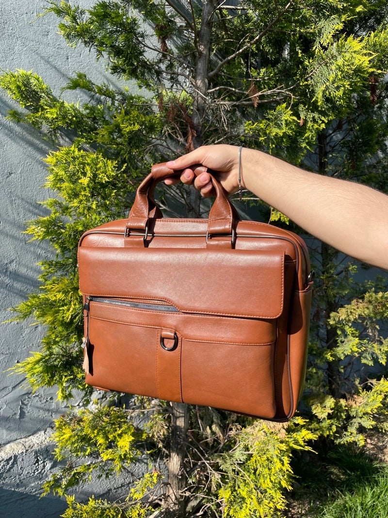 Erzeno Leather Document and Luxury Laptop Bag  - Image 3
