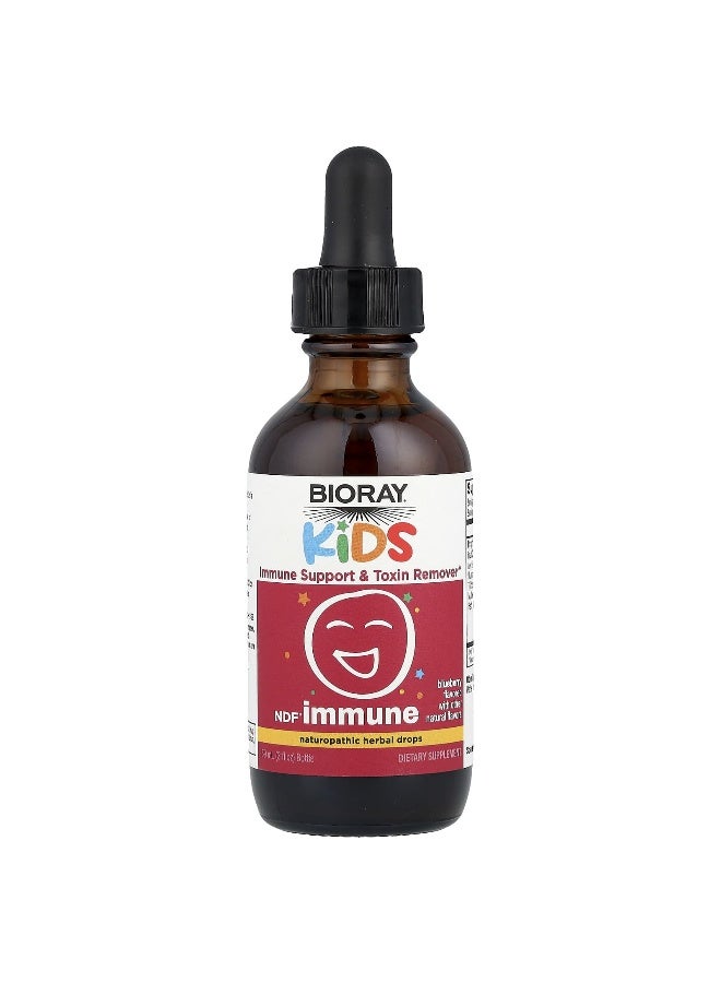 Bioray, Kids, Immune Support & Toxin Remover, Blueberry, 2 fl oz (59 ml) (Packaging may vary) - Image 3