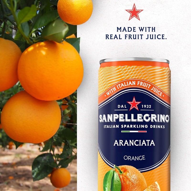 Sanpellegrino San Pellegrino Aranciata Sparkling Drink - Pack of 6 - Image 5