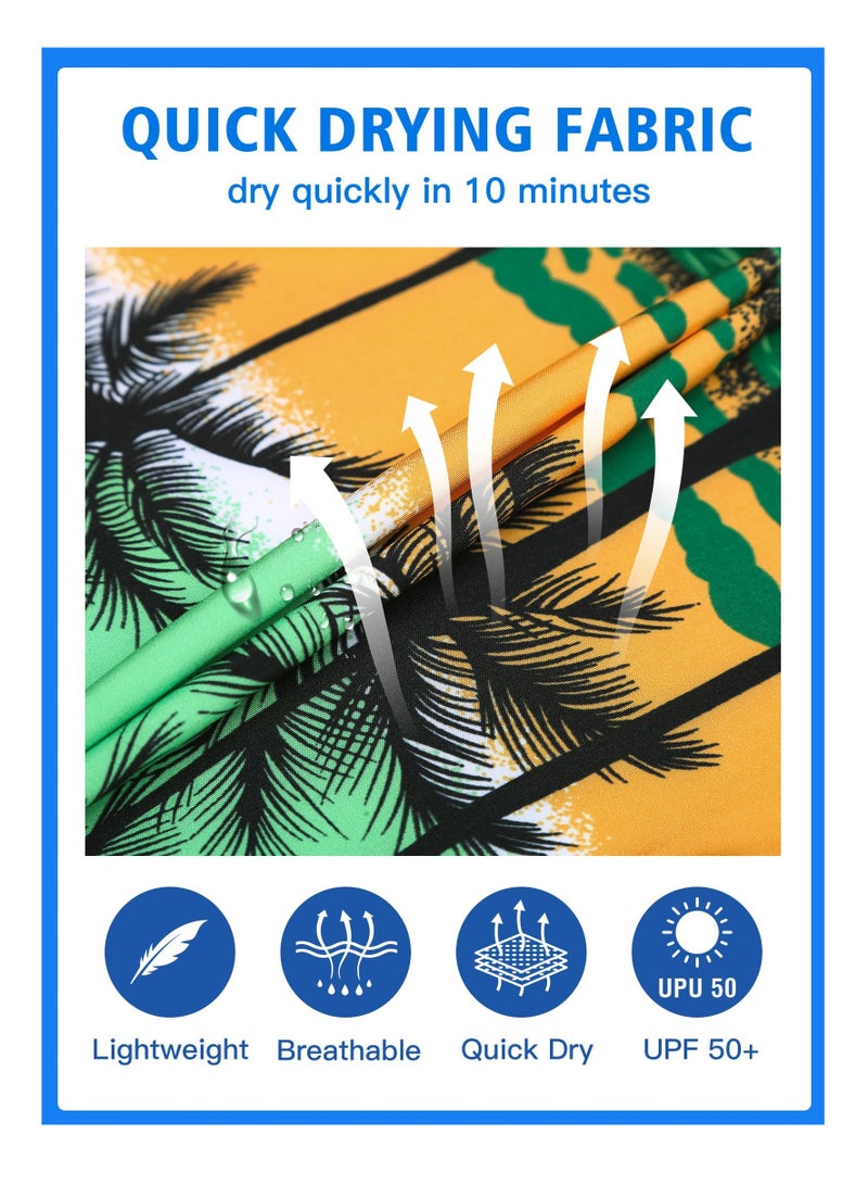 KASTWAVE Men's Swim Trunks 9" Quick Dry Swimsuits Beach Bathing Suits Swim Board Shorts Mesh Liner L - Image 5