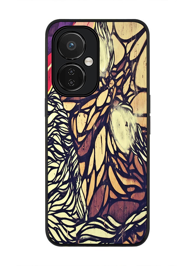 Stylizedd Rugged Black edge case for Nord CE 3 Lite Slim fit Soft Case Flexible Rubber Edges Anti Drop TPU Gel Thin Cover - Wise Graffitti - Image 1