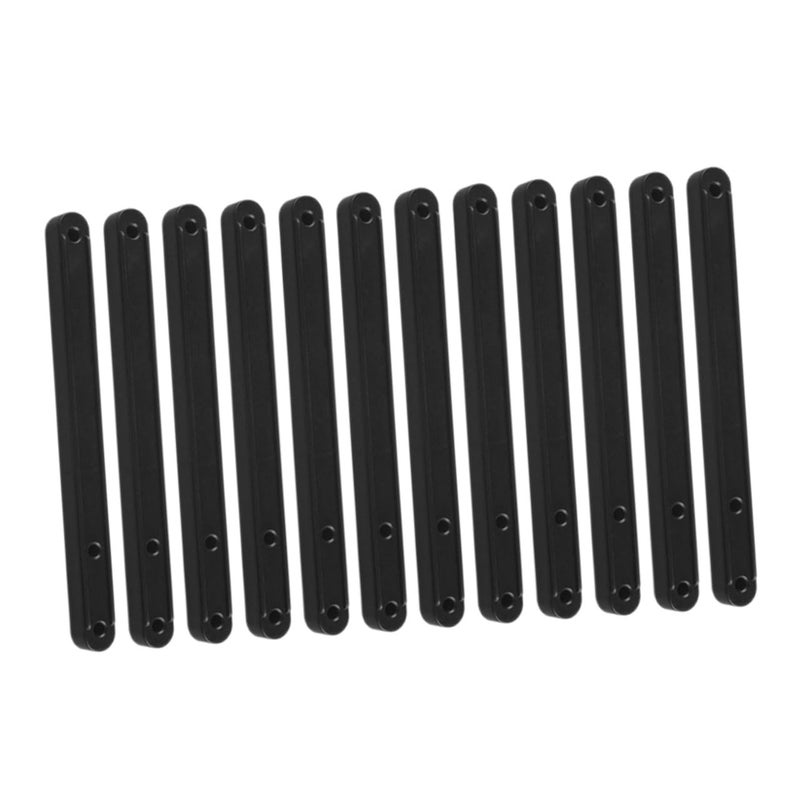12Pcs 180mm Plastic Bottom Mount Drawer Slides Glides For Cabinet Wardrobe Replacement - Image 2