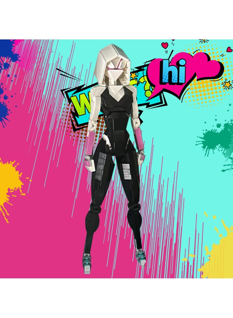 general Spider-Man Gwen Marvel Super Hero brick models are compatible with Lego bricks - Image 1