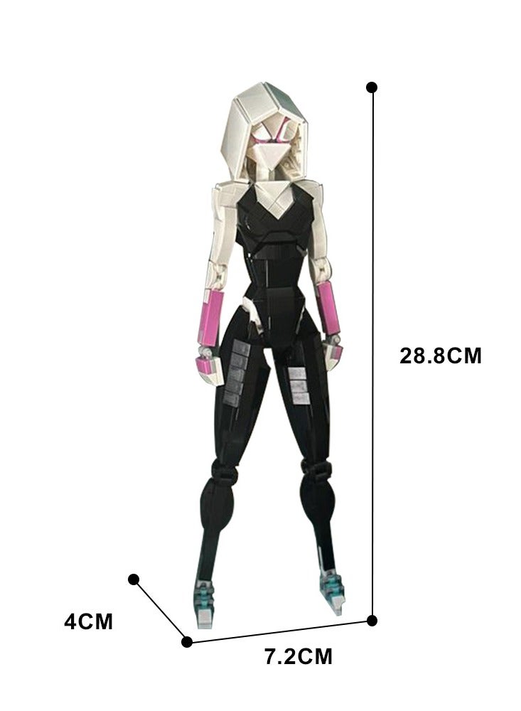 general Spider-Man Gwen Marvel Super Hero brick models are compatible with Lego bricks - Image 2