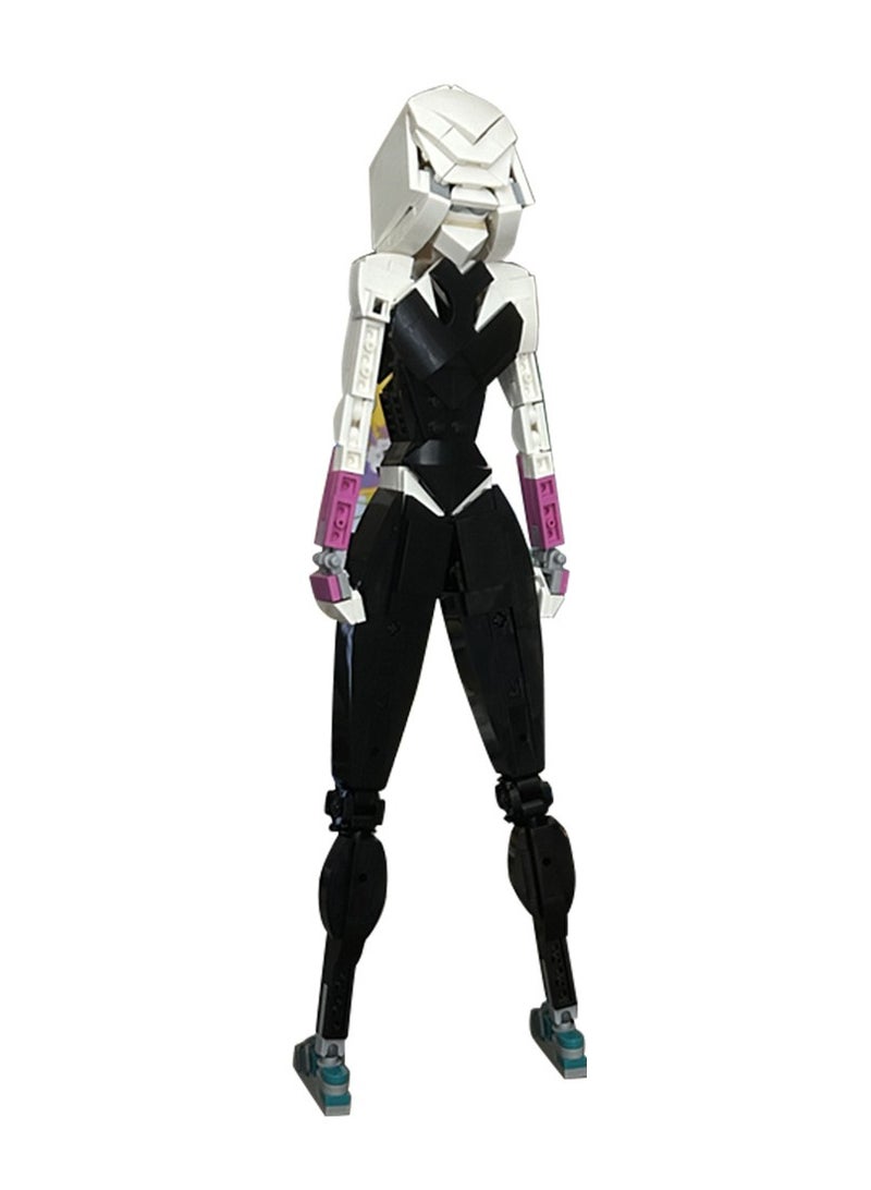 general Spider-Man Gwen Marvel Super Hero brick models are compatible with Lego bricks - Image 3