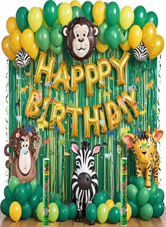 Selibration Party Poppers for Birthday with Jungle Safari Small Animal Paper Cutouts (Pack of 2 Pcs) | Party Popper for Wedding and Other Party Celebrations (30 Cm Approx) - Image 2