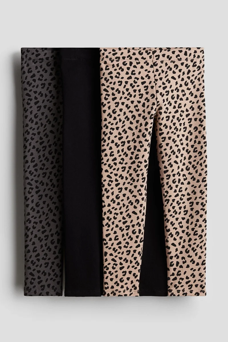 H&M 3-pack heavy jersey leggings