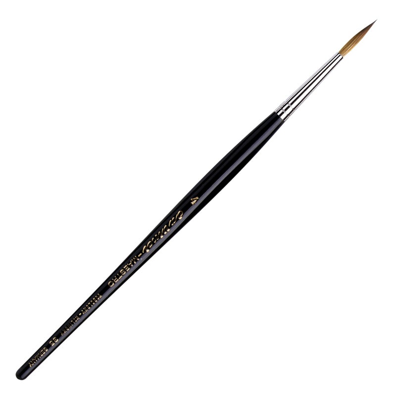 da Vinci Brushes فرشاة الطلاء المائية من سلسلة دا فينشي 35 ماسترو، مدببة طويلة من شعر كولينسكي الأحمر، الحجم 4 (35-04) - Image 2