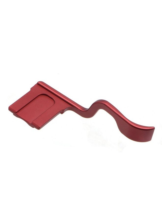 HITHUT Metal Thumbs Up Grip Hot Shoe Cover for Fujifilm X-T10 X-T20 X-T30 XT10 XT20 XT30 Camera Dark Red with Better Balance and Grip Convenience - Image 2
