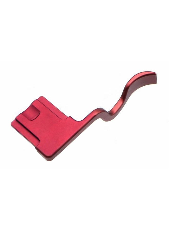 HITHUT Metal Thumbs Up Grip Hot Shoe Cover for Fujifilm X-T10 X-T20 X-T30 XT10 XT20 XT30 Camera Dark Red with Better Balance and Grip Convenience - Image 1