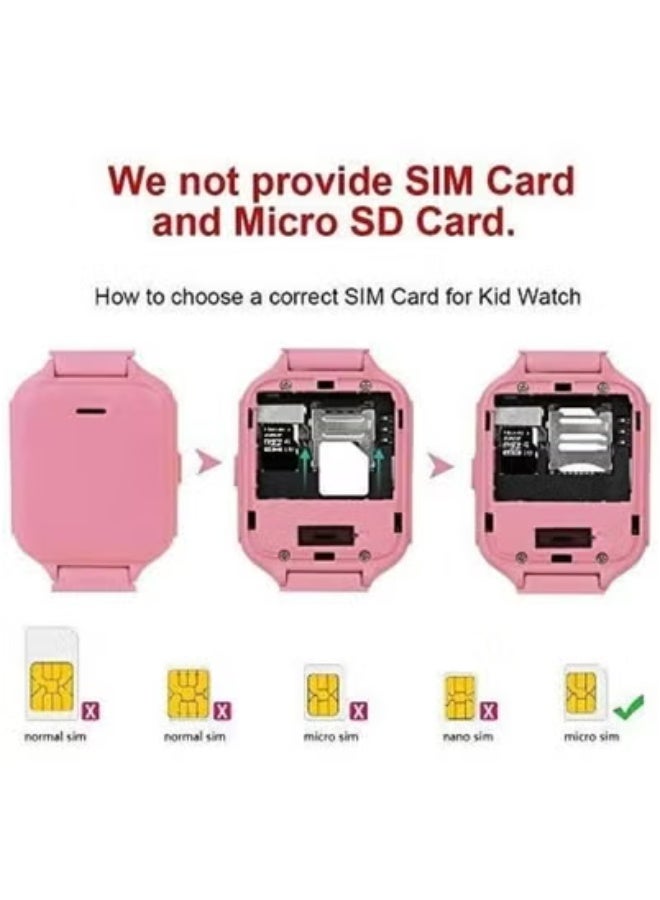 JAJEEK Children's Smartwatch with LBS Tracker, Two-Way Calling, SOS Emergency Alert, Voice Chat, Digital Camera & Fun Educational Games – Touchscreen Smart Watch for Boys and Girls Ages 4–12, Ideal for Birthday Gifts and School Use - Image 5