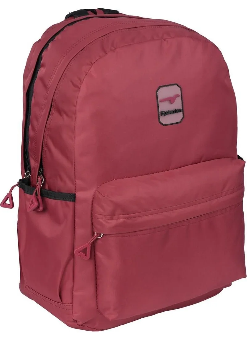 ريلاكسن 3 Compartment Waterproof Fabric Tablet Compartment School-Travel Backpack RLX2115-RED