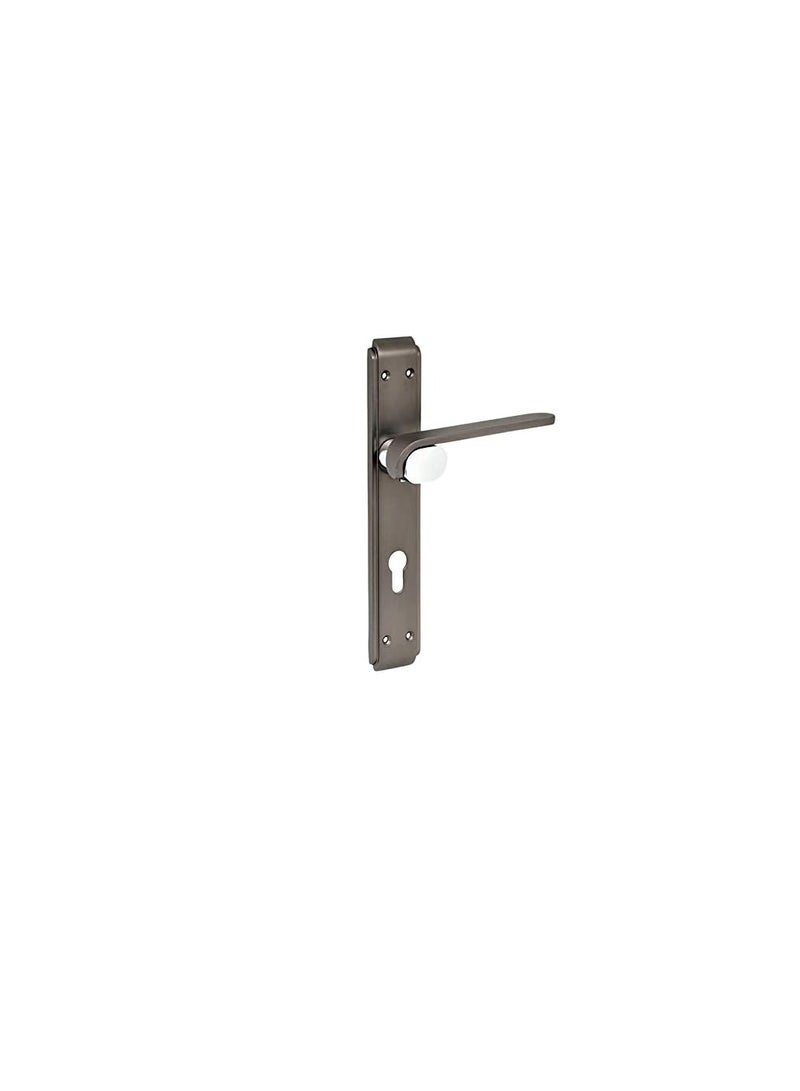 ROBUSTLINE Robustline Door Lockset (Handle and Lockbody) | 85MM Centre to Centre | Blackish Silver | Flat Handle - Image 2