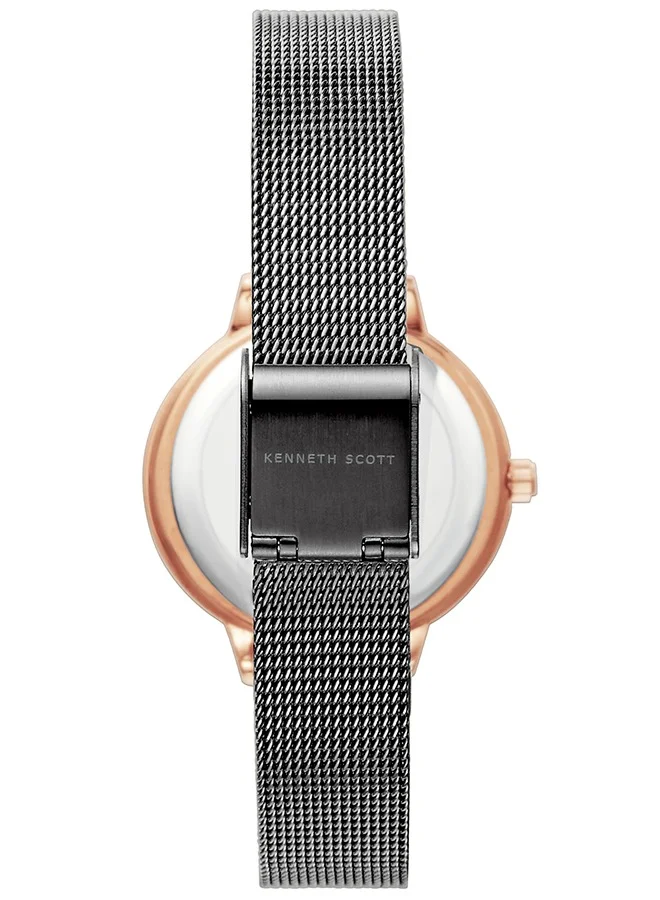 KENNETH SCOTT Women's Stainless Steel Analog Watch K22519-KMBB - 32.3 mm