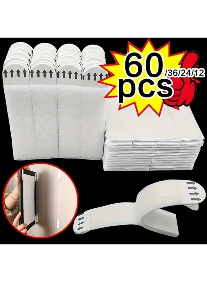 Magic Photo Frame 12pcs Adhesive Hanging Picture Non Perforated Wall Hooks - Image 2