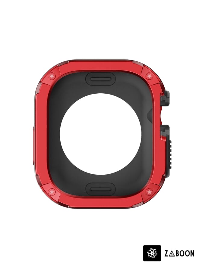 Zaboon Apple Watch Ultra 49mm 2-in-1 PC Hybrid TPU Armor Watch Case - Image 4