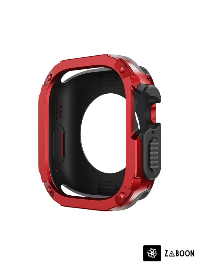 Zaboon Apple Watch Ultra 49mm 2-in-1 PC Hybrid TPU Armor Watch Case - Image 2