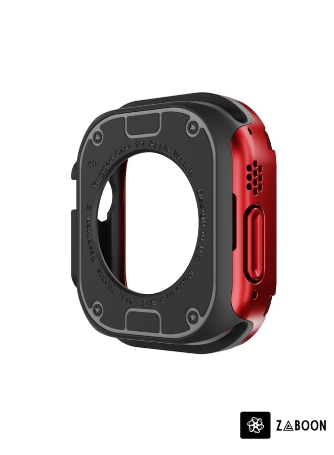 Zaboon Apple Watch Ultra 49mm 2-in-1 PC Hybrid TPU Armor Watch Case - Image 3