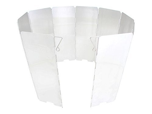 GasOne Gas One Aluminum 10 Plates Windscreen: For Use with Gas One Stove and Other Backpacking Stoves, Camping Stoves, Butane Stoves, Alcohol Stoves with Carrying Case - Image 1