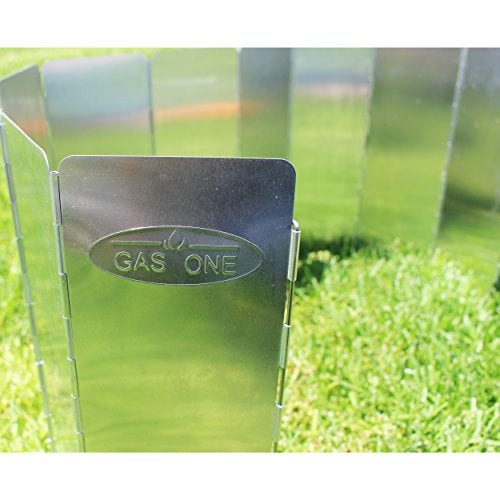 GasOne Gas One Aluminum 10 Plates Windscreen: For Use with Gas One Stove and Other Backpacking Stoves, Camping Stoves, Butane Stoves, Alcohol Stoves with Carrying Case - Image 3