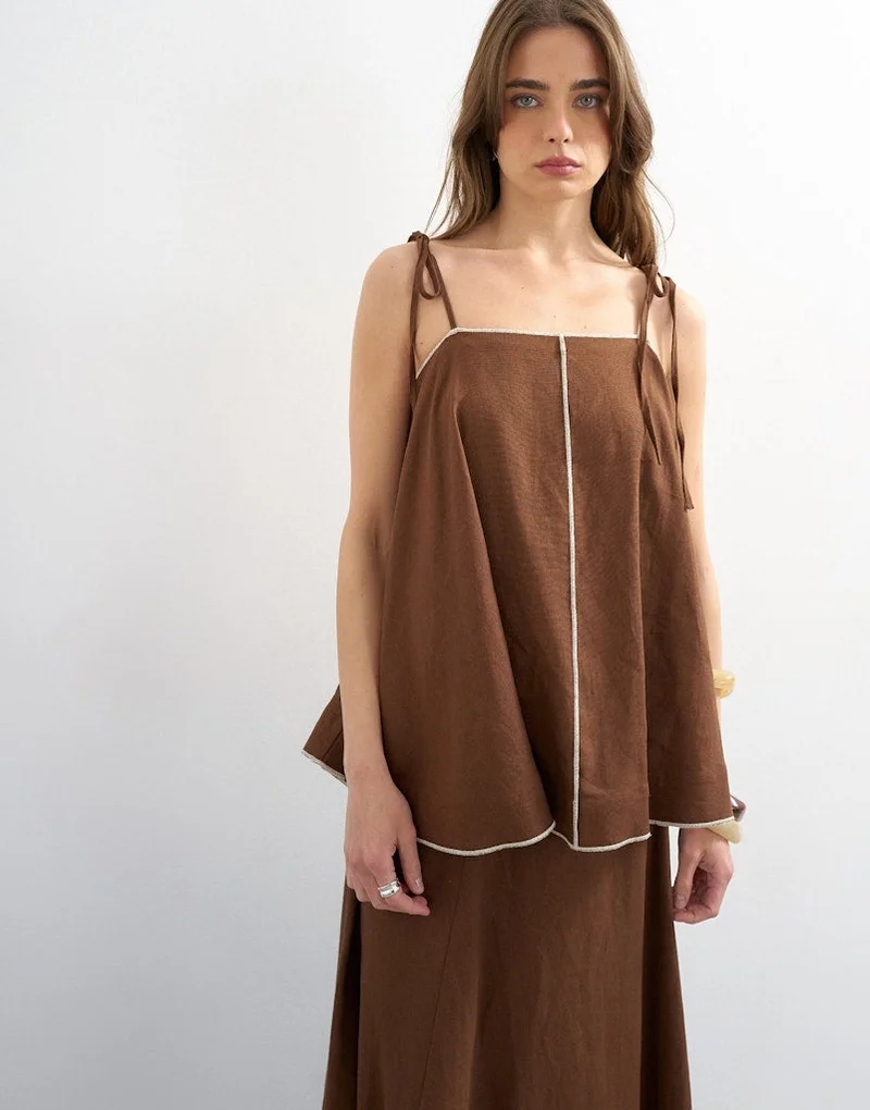 TOPSHOP Closed Neckline Top