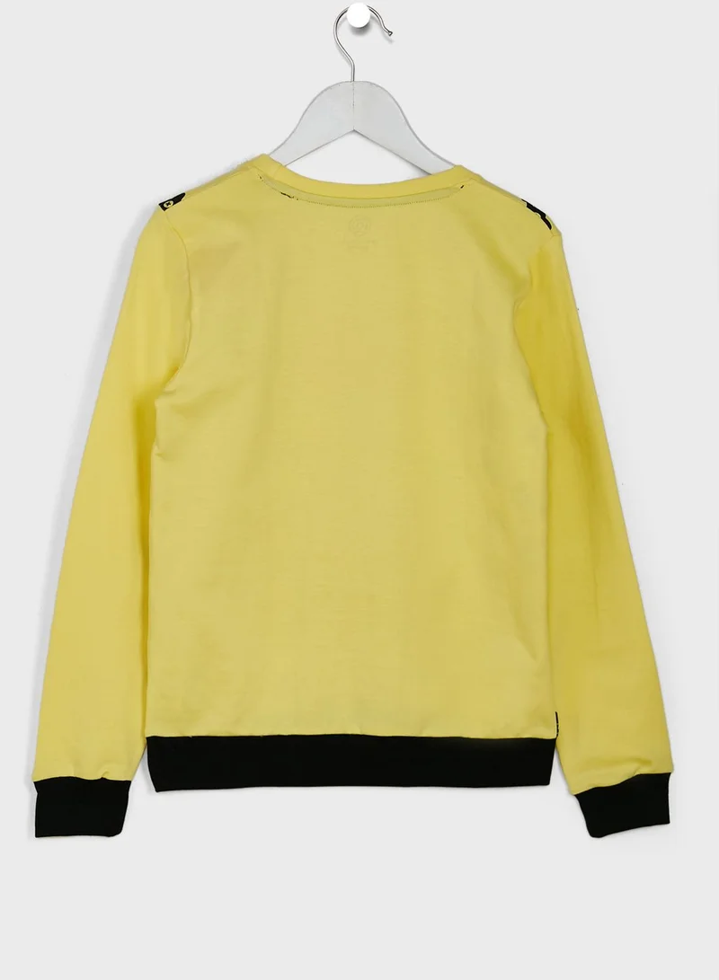 Tambourine for Namshi Printed Slogan Sweatshirt