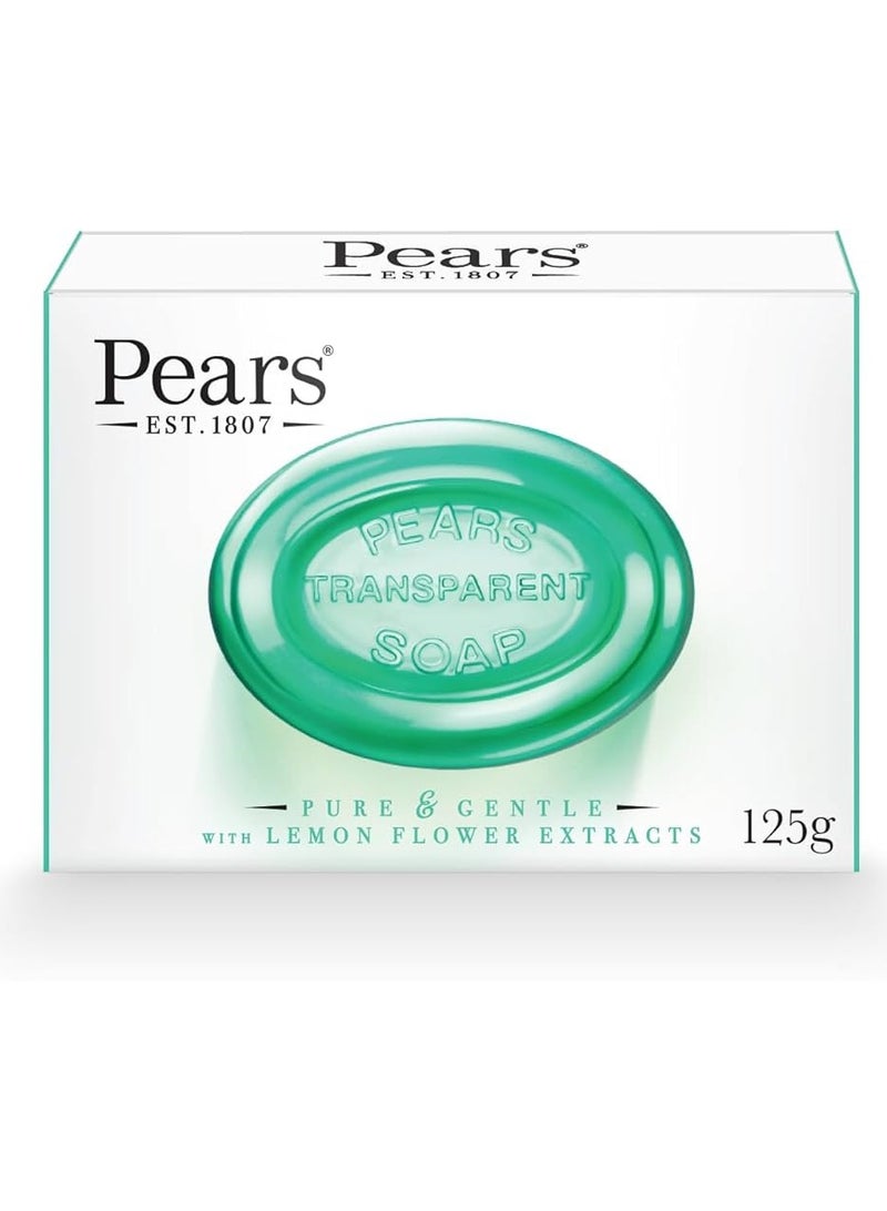 بيرز صابون شفاف نقي ولطيف بخلاصة الليمون 125 جرام (عبوة من 12 قطعة) - Image 3