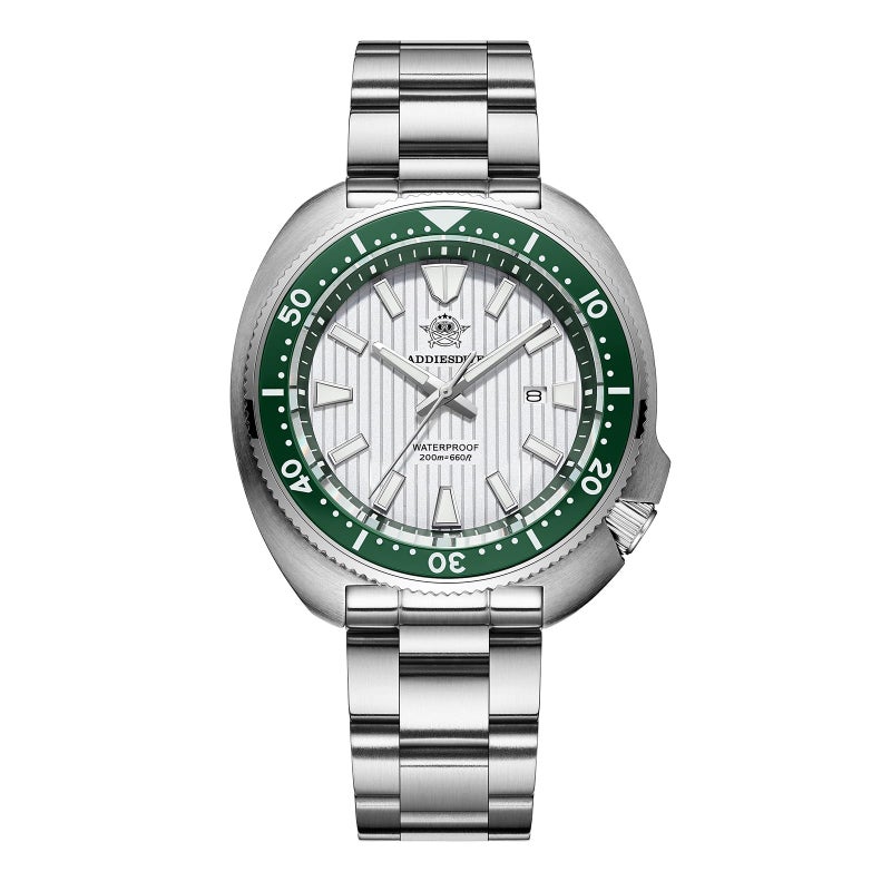 ADDIESDIVE Slim Dive Watches for Man Waterproof 200 M Sapphire Crystal Ceramic Bezel BGW9 Luminous Fashion Analog Watch Shutter Texture Dial - Image 1