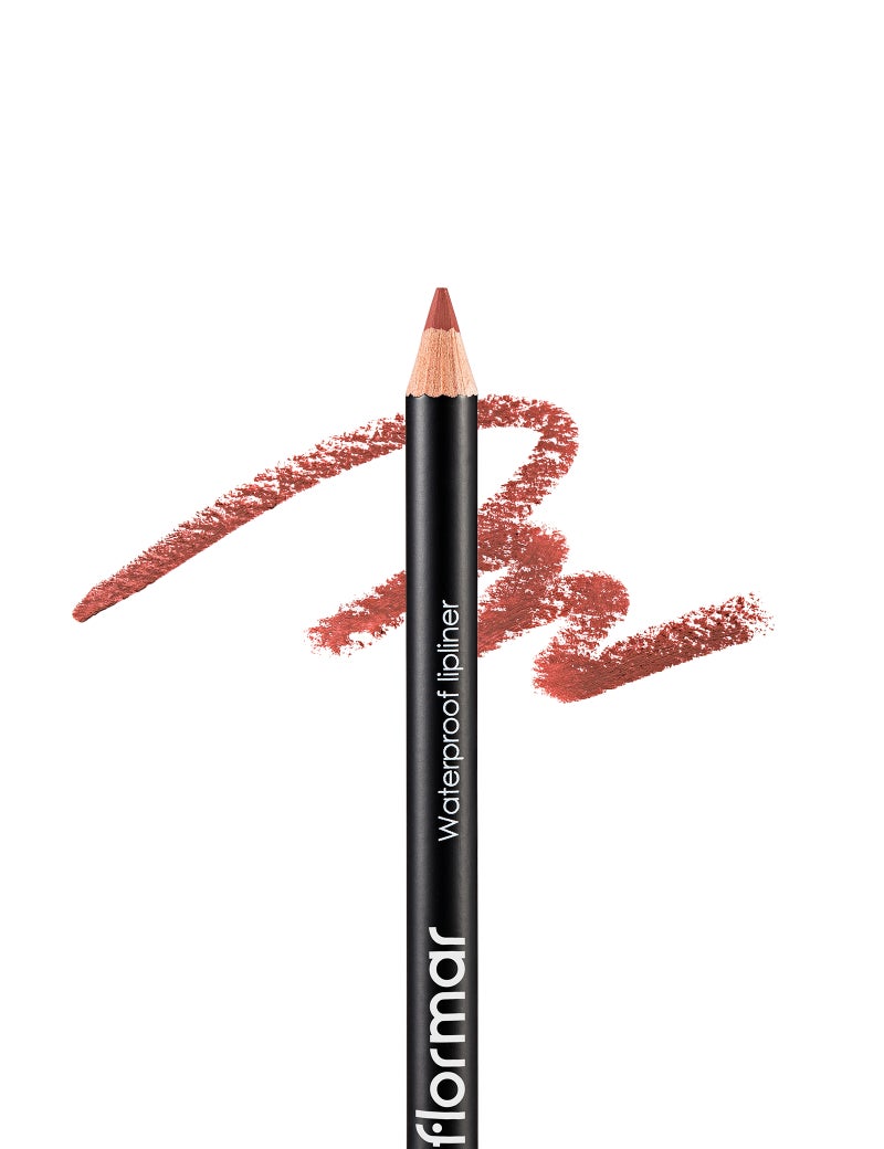 flormar Waterproof Lipliner – 202 Soft Pink Brown – Blendable, Long-Wear, Waterproof, Precise Tip, Smooth 202-SFT PNK BRWN - Image 3