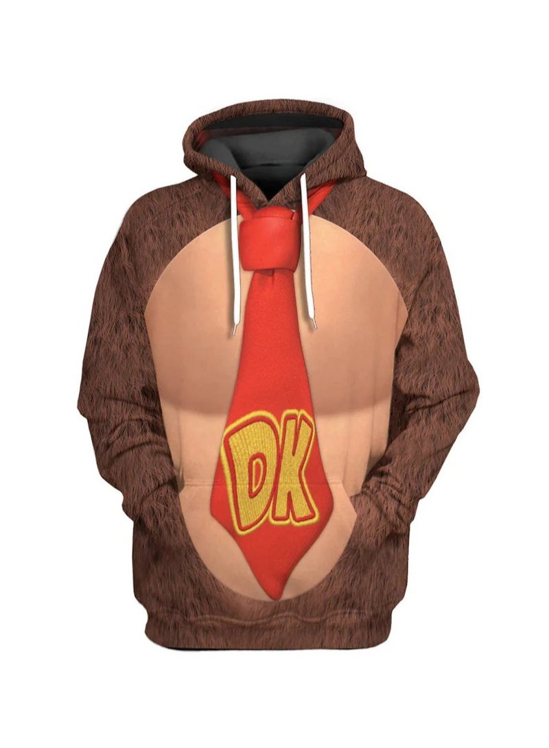 Super Mario Bowser Costumes Hoodies Unisex Sweatshirts Adult Costume  - Image 1