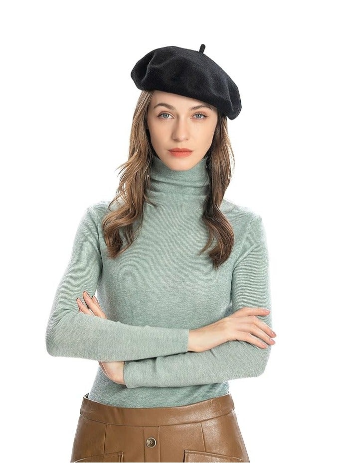 GUDOO Women's Classic French Artist Beret Beret - Image 2