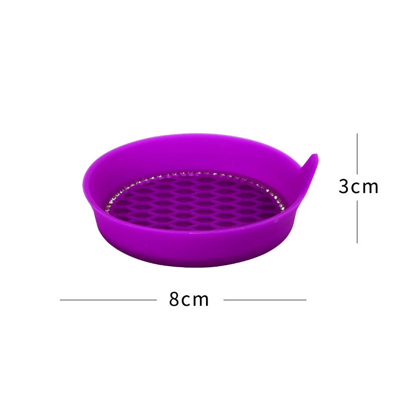 New Car Studded Cup Mat Car Coaster Car Anti-Slip Mat Heat Insulation Mat Car Cup Holder - Image 1