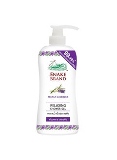 SNAKE BRAND Unisex Shower Gel 450Gm (Relaxing Lavender)  - Image 1