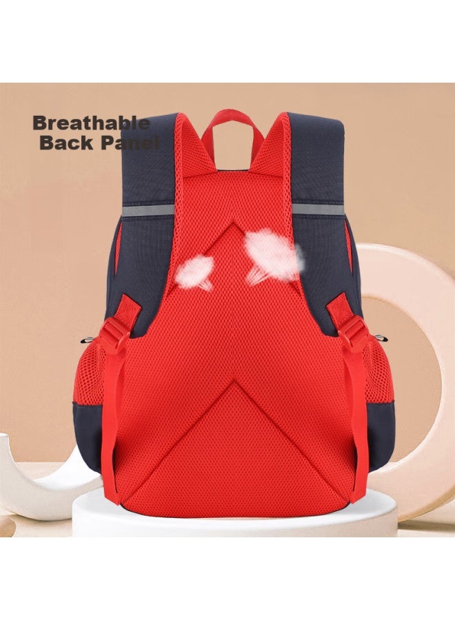 Ultraman Elementary School Backpack For 1-3 Grade Lightweight Spine Protection Boys Large Capacity Double Shoulder Bag Su80029 Cyan Seleo - Image 3