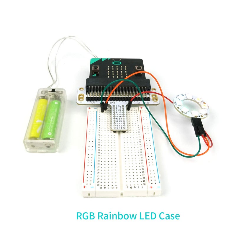 EF ELECFREAKS ELECFREAKS microbit Starter Kit for Kid 24 Accessories Micro:bit Basic Coding Electronics Kit, STEM Educational DIY Experiment Kit, Electric Circuit Learning with Guidance Manual(Without Micro: bit) - Image 5