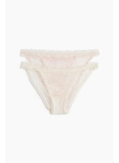 H&M 2-pack lace tanga briefs