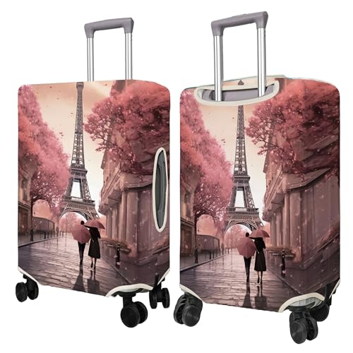 PtRug Travel Luggage Cover Suitcase Protector Fits 1832 Inch Wheel Covers PatternedTravel Related Items Flower Luggage Protector Elastic XL - Image 3