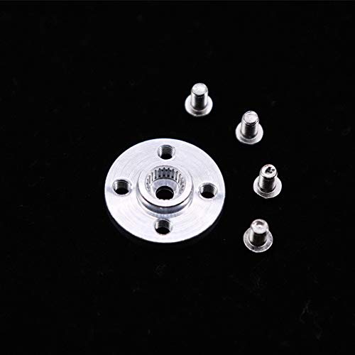 Treedix 10 pcs Servo Arm Horn Metal Aluminum 25T Servo Dics Compatible with Standard Steering Gear Servo Motor MG995 MG996 - Image 2