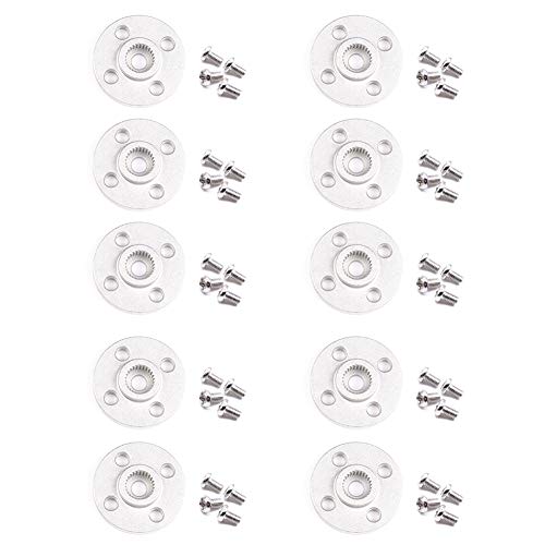 Treedix 10 pcs Servo Arm Horn Metal Aluminum 25T Servo Dics Compatible with Standard Steering Gear Servo Motor MG995 MG996 - Image 5