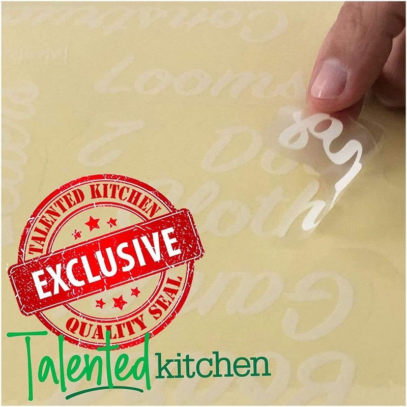 Talented Kitchen Playroom Organization Labels - 120 White Preprinted Stickers for Bins  Containers  Folders  Cubbies - Water Resistant Toy Storage & Craft Supplies Labels - Image 5