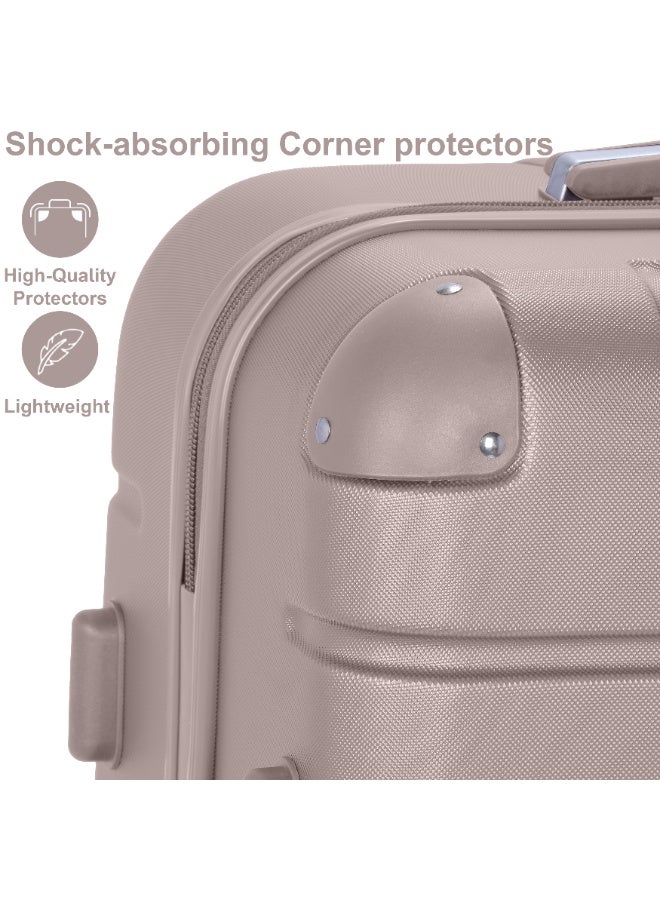 SENATOR Lightweight Luggage Checked Bag Durable Hard Shell 32 Inches Suitcase for Unisex Travel A1012 ABS Extra Large Hard sided with Spinner Wheels 4 Checked Luggage 32-Inch Khaki - Image 5