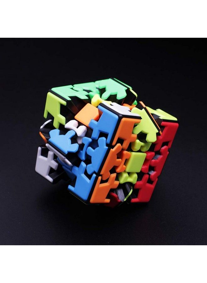 مكعب التروس 3×3 مكعب سحري بدون ملصقات 3D لغز مكعب التروس 3D متعرج ألعاب ألغاز تحديات ذهنية - Image 4