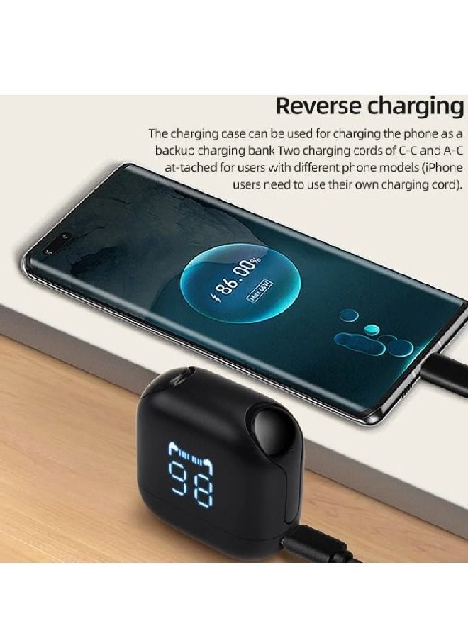 Mibro سماعات أذن لاسلكية حقيقية 3 برو باللون الأسود - Image 2