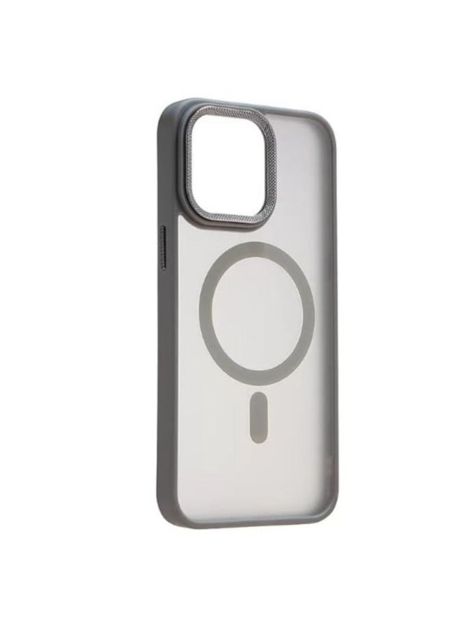 Eco Case for iPhone 15 Pro MaX Case Magnetic Translucent Matte Phone Cases [Compatible with MagSafe] Thin Slim Fit Shockproof Bumper Hard Protective Cover for Women Men Girls - Image 1