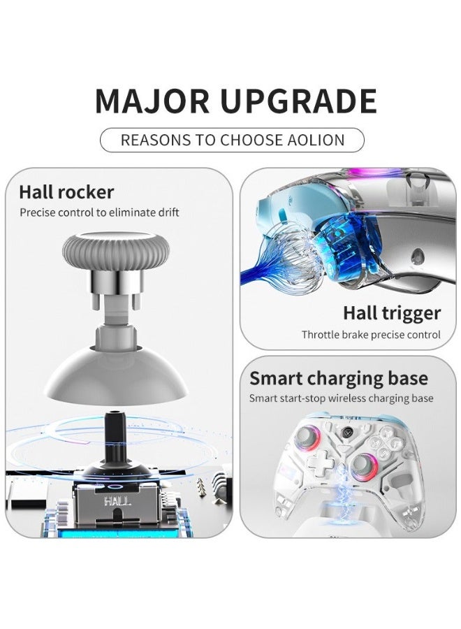 Aolion K10 Gaming Controller With Charging Dock RGB Wireless Gamepad Hall Effect Joystick Trigger For Nintendo Switch/PC/Phone - Image 5