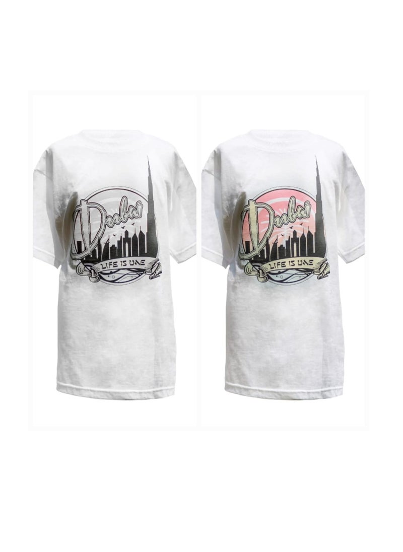 Generic - Dubai T-shirt Burj Khalifa Unisex Change Color Under The Sun - Image 1