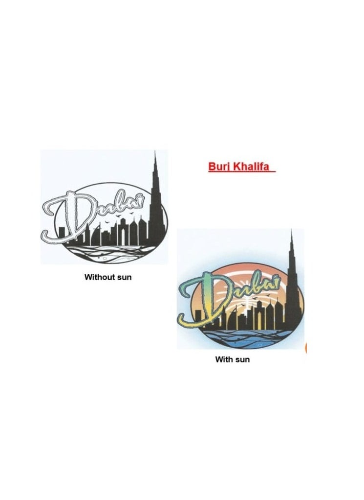 Generic - Dubai T-shirt Burj Khalifa Unisex Change Color Under The Sun - Image 1