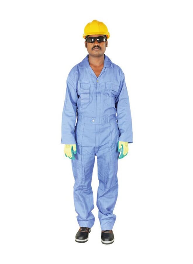 PROMASS Cotton Coverall Navy Blue Large 