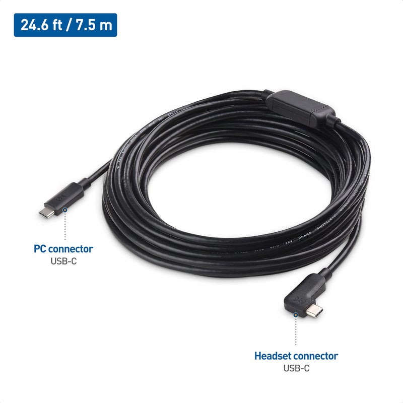 Cable Matters Unidirectional Active USB C Cable 24.6 ft for Oculus Quest 2 Headset and Hard Drives (Compatible with Oculus Link Cable) 5Gbps Data Transfer, No Video, No Power Delivery Support - Image 2